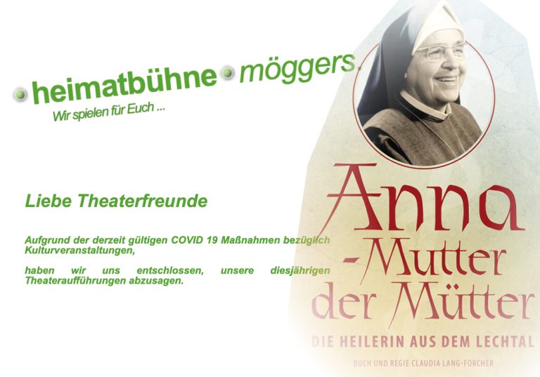 Read more about the article COVID-19 – Theateraufführung verschoben